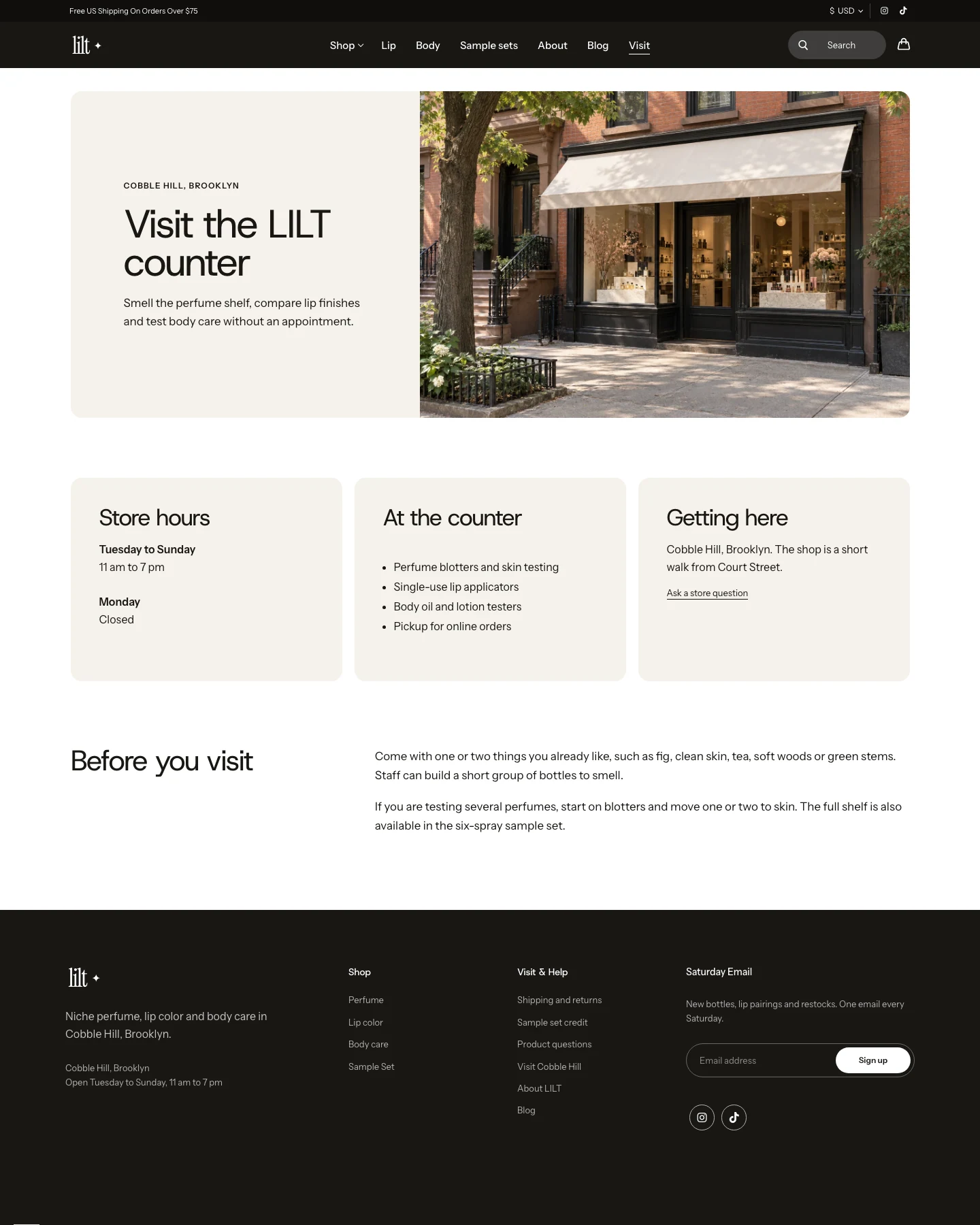 Visit page preview for Lilt